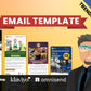 Mailchimp Editable Template Bundle - 8 Templates