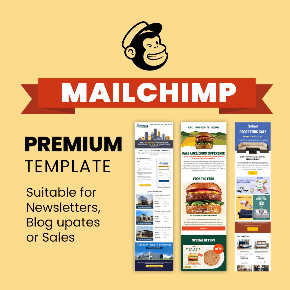 Mailchimp Email Template NivinDesign Mailchimp Email Template NivinDesign